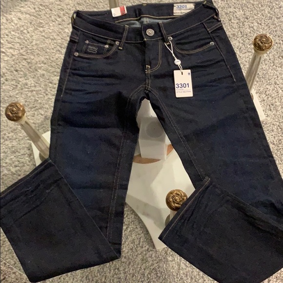 NWT! G-Star Raw 3301 Straight Leg Denim - Picture 2 of 4